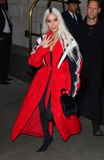 KIM KARDASHIAN Arrives at Zero Bond in New York 11/02/2022