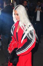 KIM KARDASHIAN Arrives at Zero Bond in New York 11/02/2022