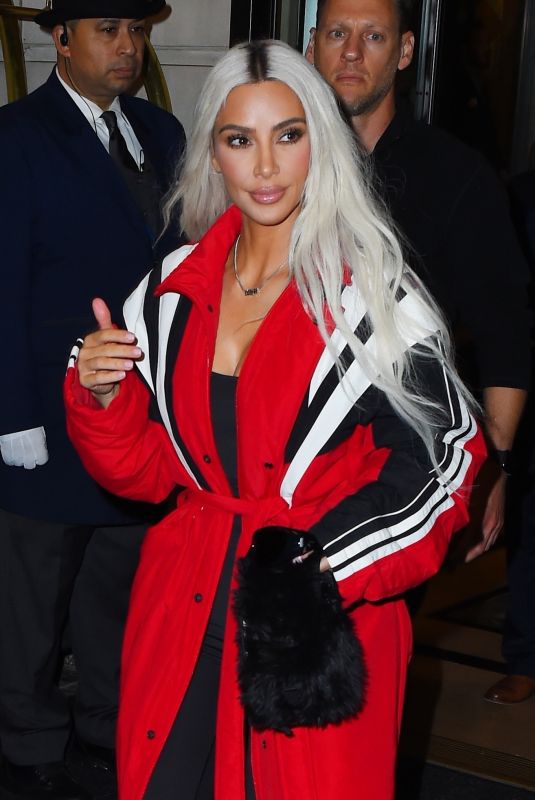KIM KARDASHIAN Arrives at Zero Bond in New York 11/02/2022