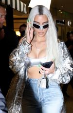 KIM KARDASHIAN Arrives for Her Pop-up SKKN New Skin Care Line Opens in Century City 11/16/2022
