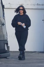 KOURTNEY KARDASHIA Leaves a Studio in Los Angeles 11/09/2022