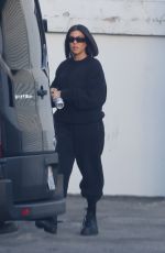 KOURTNEY KARDASHIA Leaves a Studio in Los Angeles 11/09/2022