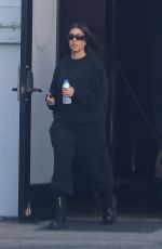 KOURTNEY KARDASHIA Leaves a Studio in Los Angeles 11/09/2022