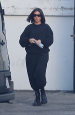 KOURTNEY KARDASHIA Leaves a Studio in Los Angeles 11/09/2022
