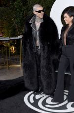 KOURTNEY KARDASHIAN and Travis Barker at 2022 GQ Men of the Year Party in West Hollywood 11/17/2022