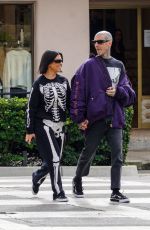 KOURTNEY KARDASHIAN and Travis Barker Checking Out Their New House in Carpinteria 11/01/2022