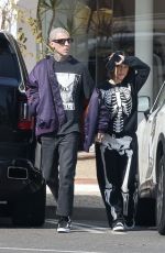 KOURTNEY KARDASHIAN and Travis Barker Checking Out Their New House in Carpinteria 11/01/2022
