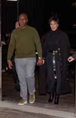 KRIS JENNER and Corey Gamble Out for Dnner at Nobu 57 in New York 11/06/2022