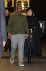KRIS JENNER and Corey Gamble Out for Dnner at Nobu 57 in New York 11/06/2022