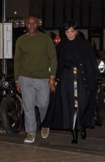 KRIS JENNER and Corey Gamble Out for Dnner at Nobu 57 in New York 11/06/2022