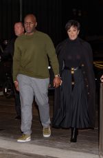 KRIS JENNER and Corey Gamble Out for Dnner at Nobu 57 in New York 11/06/2022