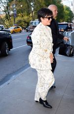 KRIS JENNER Arrives at Ritz Carlton Hotel in New York 11/07/2022