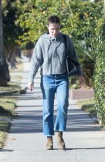 KRISTEN BELL Heading to a Spa in Los Feliz 11/21/2022