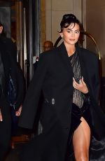 KYLIE and KRIS JENNER Leaves Ritz-Carlton Hotel in New York 11/07/2022
