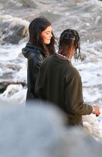 KYLIE JENNER and Travis Scott Out and About in Malibu 11/20/2022