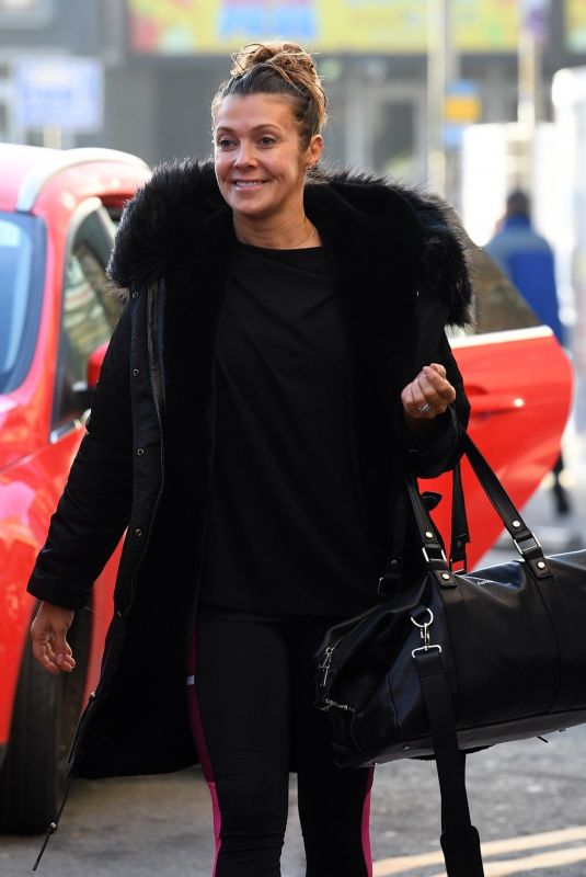KYM MARSH Arrives at Blackpool Tower in London 11/18/2022