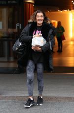 KYM MARSH Leaves Her Hotel in London 11/05/2022