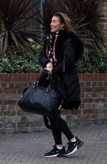 KYM MARSH Leaves Her Hotel in London 11/11/2022