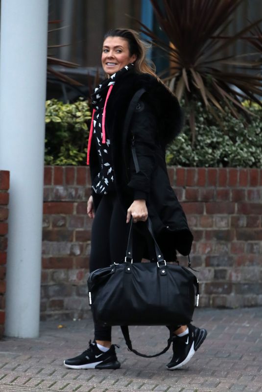 KYM MARSH Leaves Her Hotel in London 11/11/2022
