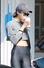 LAURA HARRIER Out for Coffee with Her Dog in Los Angeles 11/06/2022