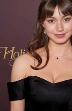 LAUREN DONZIS at Warner Bros. & Hbomax Holiday Movies Event in Burbank 11/16/2022