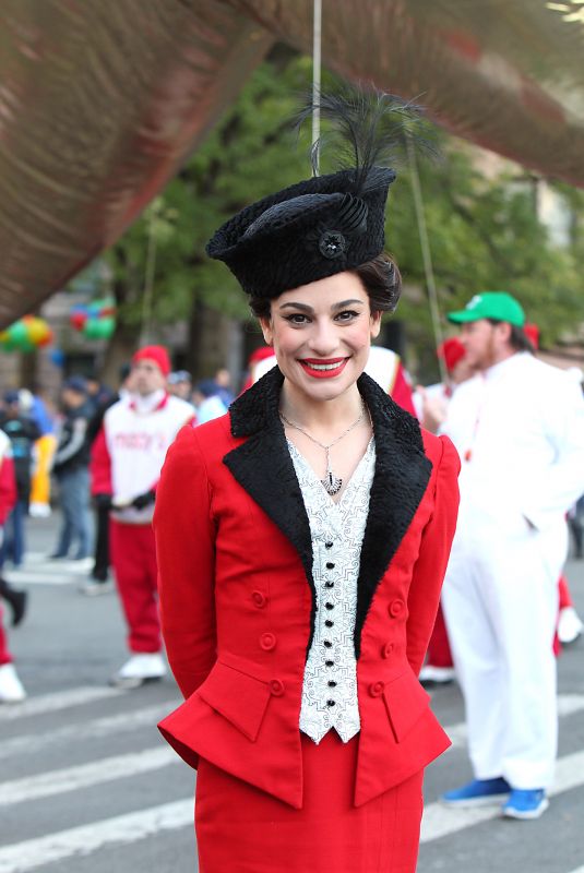 LEA MICHELE at Macy’s Thanksgiving Day Parade in New York 11/24/2022