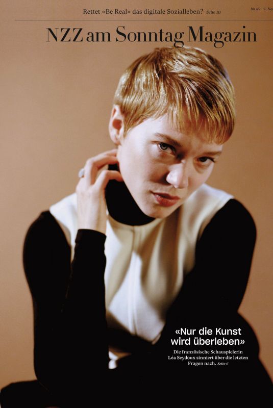LEA SEYDOUX in Nzz Am Sonntag Magazine, November 2022