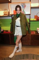 LEA VAN ACKEN at Longchamp Re-Opening Event 11/03/2022