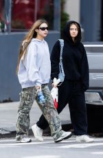 LENI KLUM Out with a Girlfriend in New York 10/28/2022