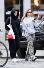 LENI KLUM Out with a Girlfriend in New York 10/28/2022