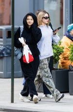 LENI KLUM Out with a Girlfriend in New York 10/28/2022