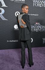 LETITIA WRIGHT at Black Panther: Wakanda Forever Premiere in Los Angeles 10/26/2022