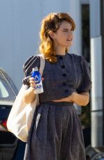LILY JAMES on the Set of The Iron Claw in Louisiana 10/28/2022