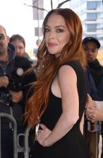 LINDSAY and ALI LOHAN Arrives at Drew Barrymore Show in New York 11/10/2022