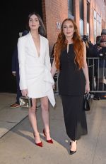 LINDSAY and ALI LOHAN Arrives at Drew Barrymore Show in New York 11/10/2022