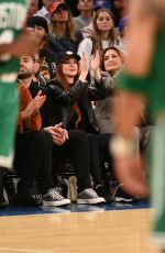LINDSAY LOHAN at Boston Celtics vs New York Knicks Game in New York 11/05/2022