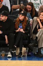 LINDSAY LOHAN at Boston Celtics vs New York Knicks Game in New York 11/05/2022