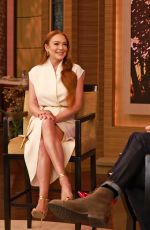 LINDSAY LOHAN at Live with Kelly and Ryan 11/08/2022