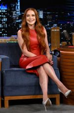 LINDSAY LOHAN at Tonight Show Starring Jimmy Fallon 11/10/2022