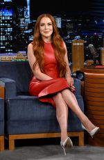 LINDSAY LOHAN at Tonight Show Starring Jimmy Fallon 11/10/2022