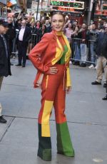 LINDSAY LOHAN Leaves Good Morning America in New York 11/08/2022