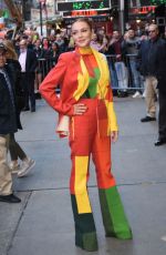 LINDSAY LOHAN Leaves Good Morning America in New York 11/08/2022