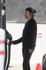 LISA RINNA at a Gas Station Before Heading to a Pilates Class in West Hollywood 11/22/20222