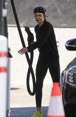 LISA RINNA at a Gas Station Before Heading to a Pilates Class in West Hollywood 11/22/20222