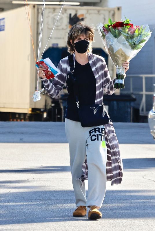 LISA RINNA Shopping at Ralphs Store in Studio City 10/30/2022