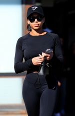 LORI HARVEY Heading to Pilates Class in Los Angeles 11/20/2022