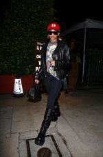 LORI HARVEY Leaves Giorgio Baldi in Santa Monica 11/06/2022
