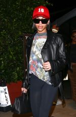 LORI HARVEY Leaves Giorgio Baldi in Santa Monica 11/06/2022