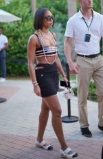LORI HARVEY Out in Miami Beach 11/04/2022
