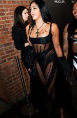 LOURDES LEON at Thierry Mugler: Couturissime Preview & Exhibition Opening Night in New York 11/15/2022